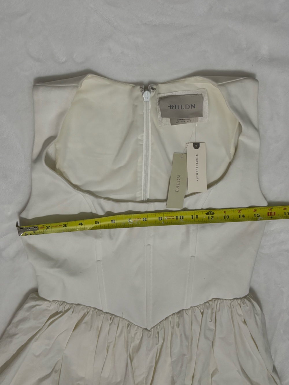 NWT BHLDN by Anthropologie Sleeveless Scoop-Neck Fit & Flare Mini Dress - Picture 15 of 15